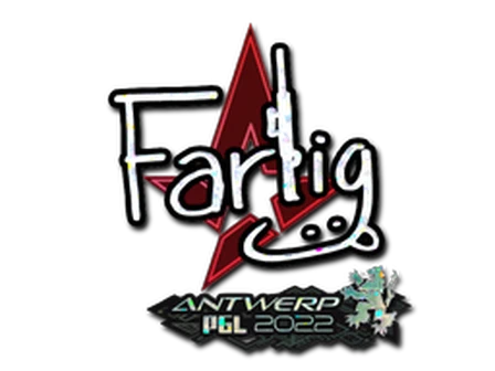 Sticker | Farlig (Glitter) | Antwerp 2022 image