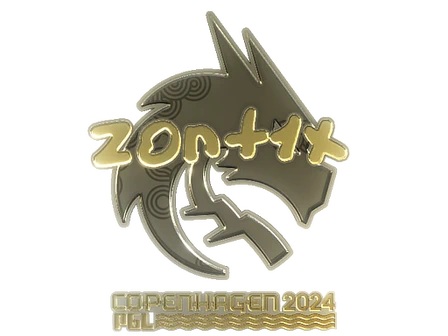 Sticker | zont1x (Gold) | Copenhagen 2024 image