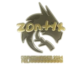 Sticker | zont1x (Gold) | Copenhagen 2024 image