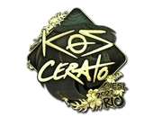 Sticker | KSCERATO (Gold) | Rio 2022 image