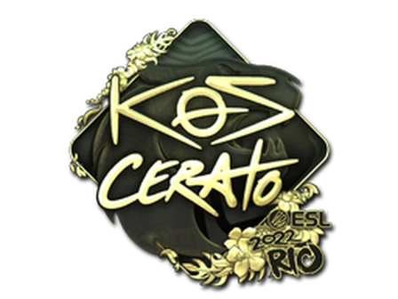 Sticker | KSCERATO (Gold) | Rio 2022 image
