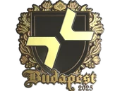 Sticker | PARIVISION (Gold) | Budapest 2025 image