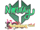 Sticker | noway (Glitter) | Shanghai 2024 image