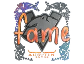 Sticker | fame (Holo) | Austin 2025 image