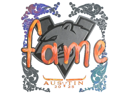 Sticker | fame (Holo) | Austin 2025 image