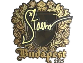 Sticker | Staehr (Gold) | Budapest 2025 image
