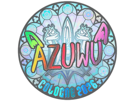 Sticker | AZUWU (Holo) | Cologne 2026 image