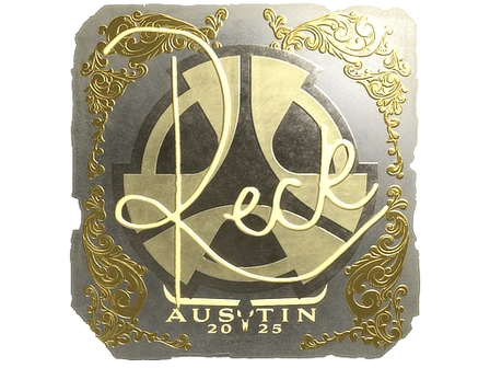 Sticker | reck (Gold) | Austin 2025 image