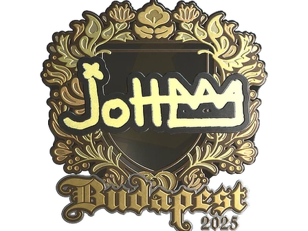 Sticker | jottAAA (Gold) | Budapest 2025 image