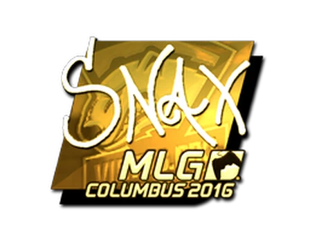 Sticker | Snax (Gold) | MLG Columbus 2016 image