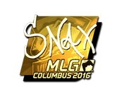 Sticker | Snax (Gold) | MLG Columbus 2016 image