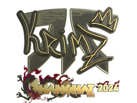 Sticker | KRIMZ (Gold) | Shanghai 2024 image