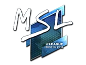 Sticker | MSL (Foil) | Boston 2018 image