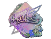 Sticker | dav1deuS (Holo) | Rio 2022 image