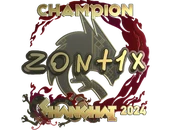 Sticker | zont1x (Gold, Champion) | Shanghai 2024 image