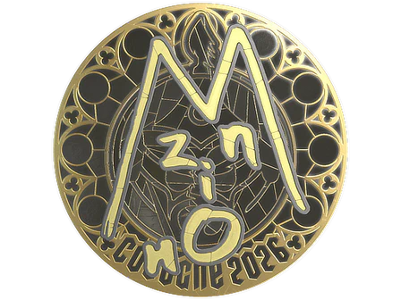 Sticker | mzinho (Gold) | Cologne 2026 image