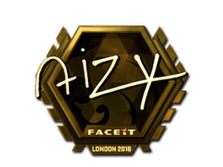 Sticker | aizy (Gold) | London 2018 image