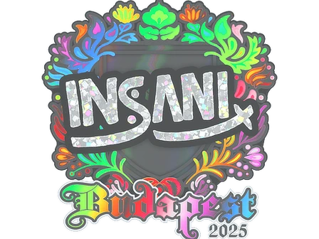 Sticker | insani (Holo) | Budapest 2025 image
