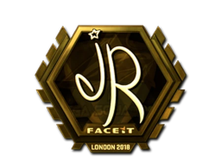 Sticker | jR (Gold) | London 2018 image