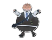 Sticker | Poorly Drawn Number K image