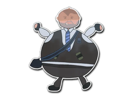 Sticker | Poorly Drawn Number K image