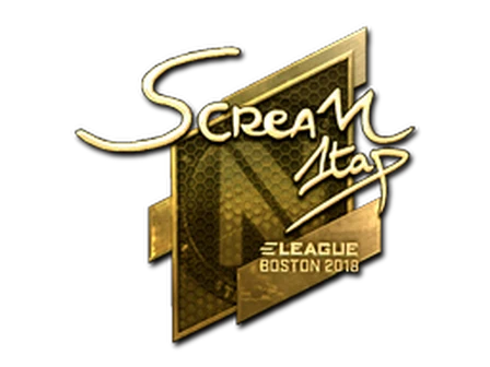 Sticker | ScreaM (Gold) | Boston 2018 image