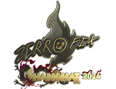 Sticker | zeRRoFIX (Gold) | Shanghai 2024 image