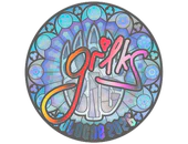 Sticker | gr1ks (Holo) | Cologne 2026 image