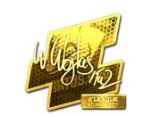 Sticker | TaZ (Gold) | Atlanta 2017 image