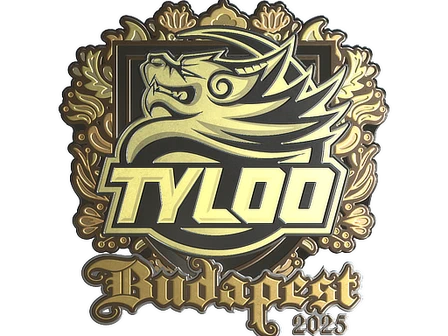 Sticker | TYLOO (Gold) | Budapest 2025 image