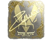 Sticker | ZywOo (Gold) | Austin 2025 image