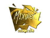 Sticker | mixwell (Gold) | Cologne 2016 image