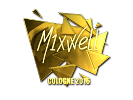 Sticker | mixwell (Gold) | Cologne 2016 image