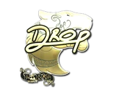 Sticker | drop (Gold) | Paris 2023 image