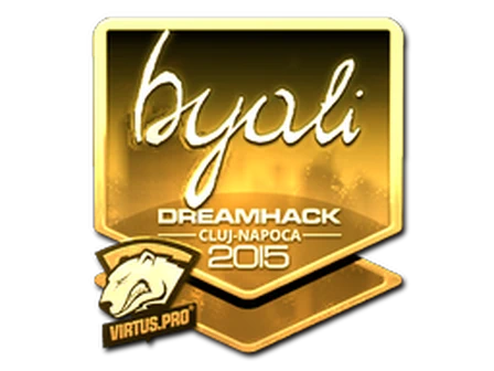 Sticker | byali (Gold) | Cluj-Napoca 2015 image