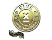 Sticker | 9INE (Gold) | Paris 2023 image