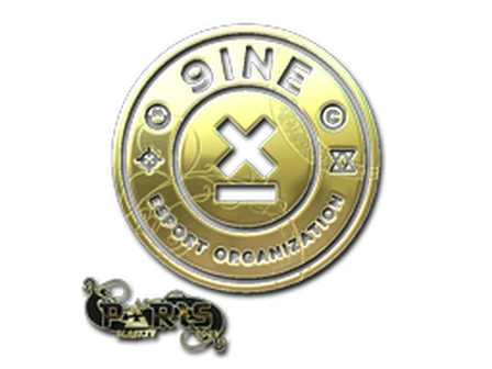 Sticker | 9INE (Gold) | Paris 2023 image
