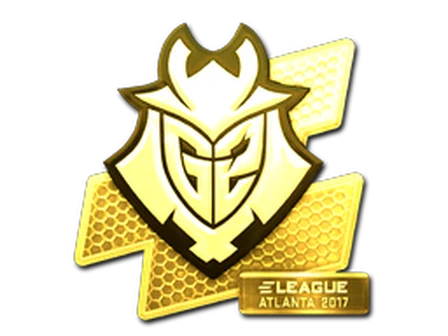 Sticker | G2 Esports (Gold) | Atlanta 2017 image