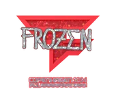Sticker | frozen (Glitter) | Copenhagen 2024 image