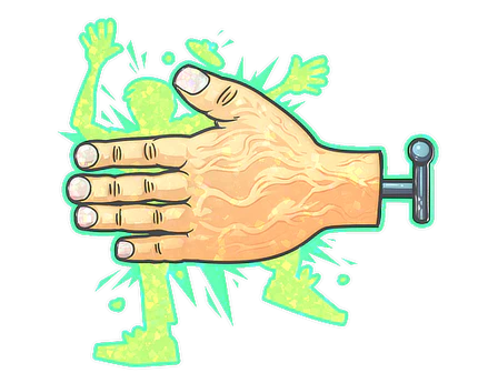 Sticker | High Five! (Glitter) image