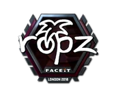 Sticker | ropz (Foil) | London 2018 image