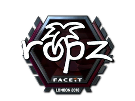 Sticker | ropz (Foil) | London 2018 image