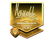 Sticker | Maikelele (Gold) | Cluj-Napoca 2015 image