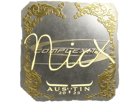 Sticker | nicx (Gold) | Austin 2025 image