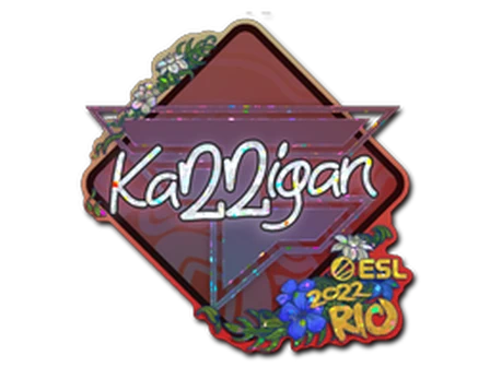 Sticker | karrigan (Glitter) | Rio 2022 image