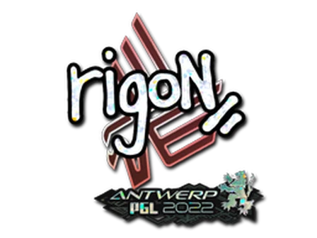 Sticker | rigoN (Glitter) | Antwerp 2022 image