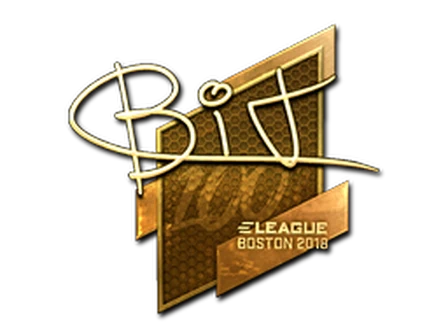 Sticker | BIT (Gold) | Boston 2018 image