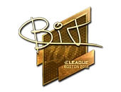 Sticker | BIT (Gold) | Boston 2018 image