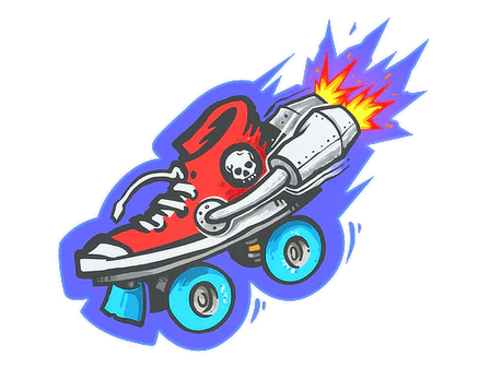 Sticker | Rocket Skates image