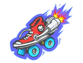 Sticker | Rocket Skates image